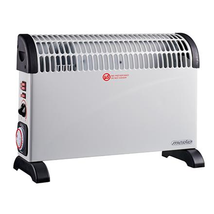 Mesko Convector Heater 2000W, 3 Power Levels, Timer & Turbo Fan, White, Model MS 7741w