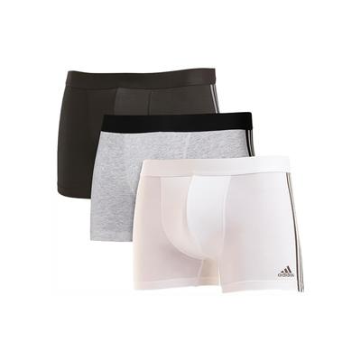 Mid-Rise Solid Color Anti-Chafing Quick-Dry Stretch Cotton Boxer Briefs 3-Pack Men Underwear 4A2M02-908