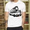 Initial D T Shirt  Unisex Retro Washed Tops Tees Harajuku AE86 Drift Tshirt Hip Hop Male Fujiwara Tofu JDM Japanese T-shirts Shirt
