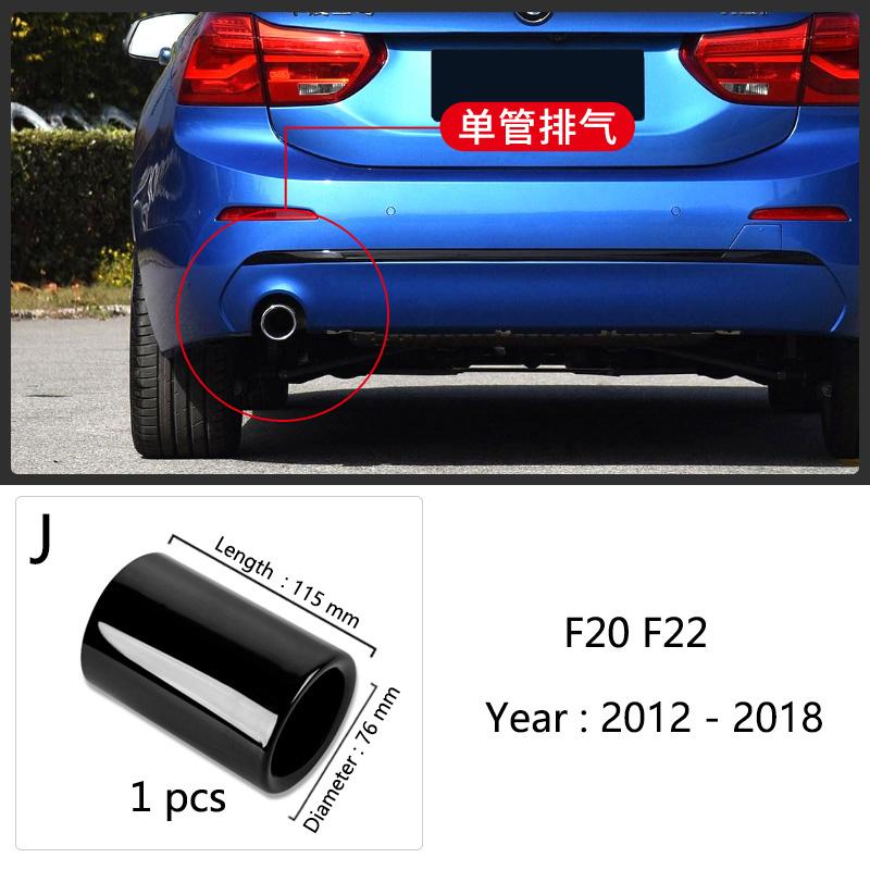 For BMW 1 2 3 4 5 Series X1 3GT F20 F22 F30 F32 F34 F36 F10 F48 Car-Styling Stainless Steel Car Exhaust Muffler TailPipes Cover
