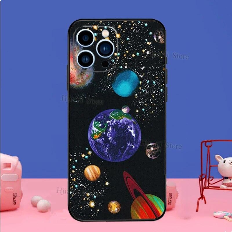 Magic Space Planet Phone Case For iPhone Samsung Galaxy Redmi Xiaomi Oppo OnePlus Note S A 7 8 9 10 11 12 13 14 20 21 22 23 53 54 Pro Max Plus Ultra