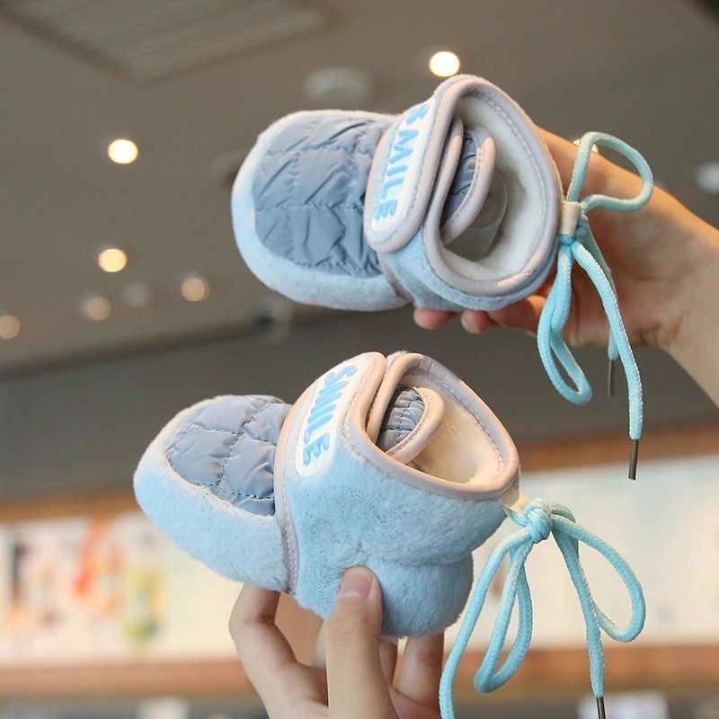 Baby Boys Girls Winter Sneakers With Thickened Sole Antislip