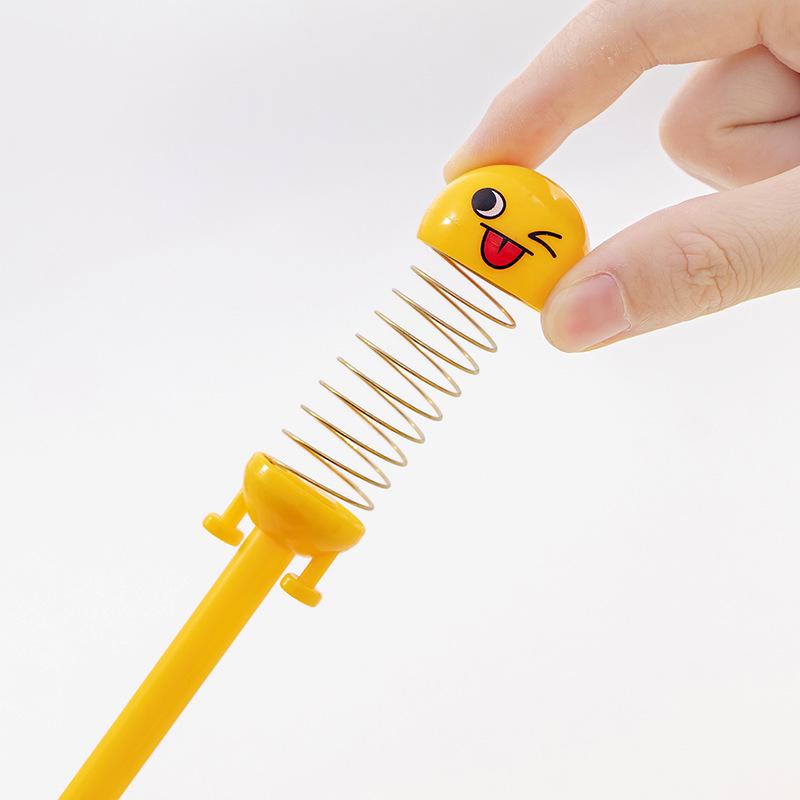 Creative Cartoon Neutral Pen for Primary Students - Water-Based Shake Head Doll Signature Pen