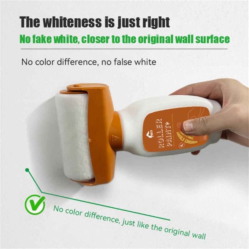 Upgraded Rotating Brush Wall Fix Tool Strong Coverage Wall Patchs Brush Innovative Wall Touch Up Tool Easy Application