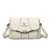 New Fashi Brand Women's Leather Crossbody Bags Small Shoulder Handbag Casual Flap Purse for Girls Ladies Daily Use Lightweight