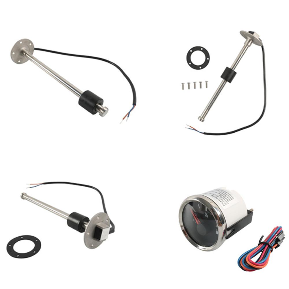 Fuel Water Level Sensor and Fuel Gauge Kit for Boat Car Truck RV
