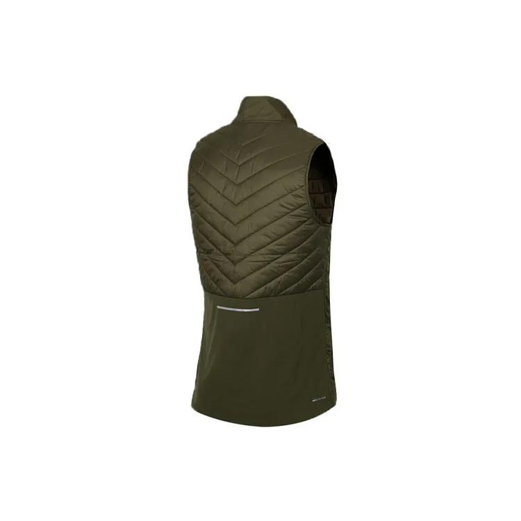 Nike Vests Men's Army Green Stand Collar Moderate Other (Unisex) Vests AH0547 395