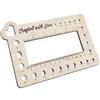 Premium Wooden Knitting Measuring Tool Crochet Stitching Counter For Crochet Enthusiasts And Fiber Artists
