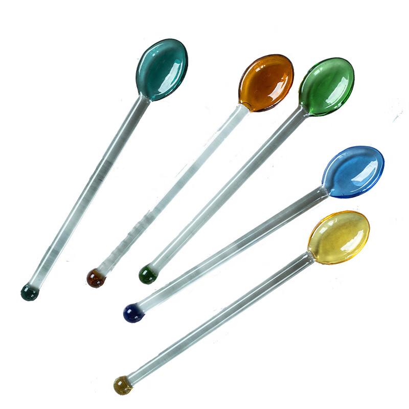 Ru Han Cartoon Style Heat-Resistant Glass Spoon