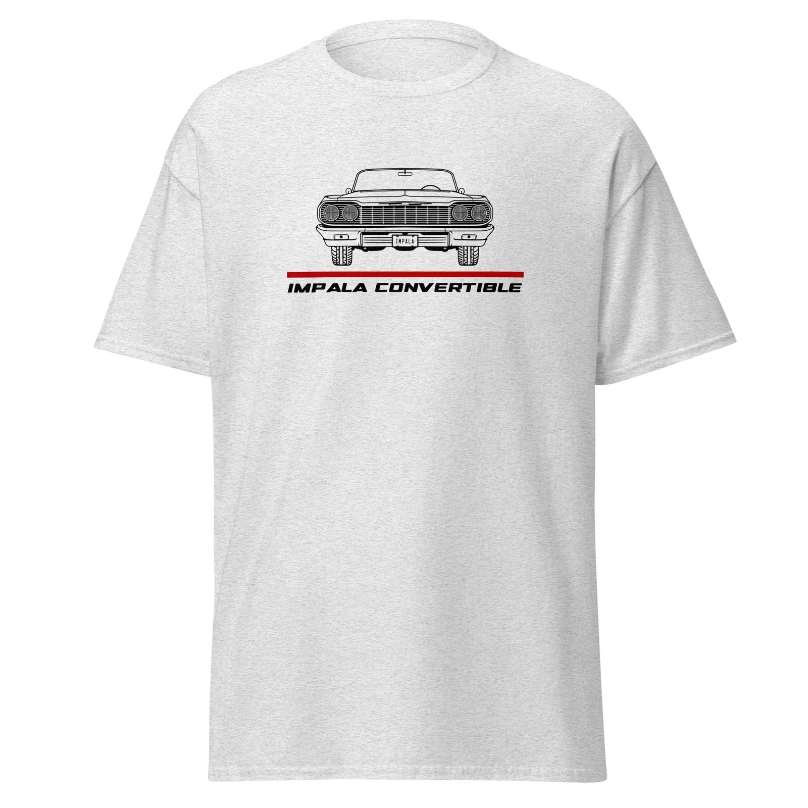

Premium T-Shirt For Chevrolet Impala Convertible 1964 Car Fans Birthday Gift Tee L