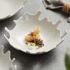 Coral-Inspired Dish: Elegant Plate for Fruit and Salads - Perfect for Restaurants and Hotels