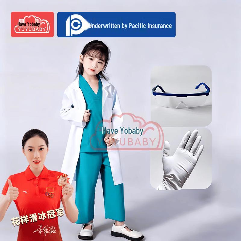 Kids Doctor Role Play Lab Coat Set