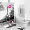 Shower Curtains 180Cm Eiffel Tower Printed Paris Style Bathroom Curtain Romatic Water Repellent 71 Inches Home Decorative Scenic