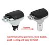 Universal PU Leather Automatic Car Gear Shift Knob Shifter Lever Handle Head Stick Replacement Interior Accessories for Kia for Hyundai