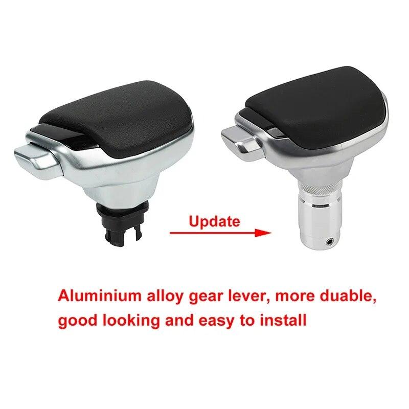Universal PU Leather Automatic Car Gear Shift Knob Shifter Lever Handle Head Stick Replacement Interior Accessories for Kia for Hyundai