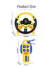 Kids' Large Passenger Seat Simulated Driving Toy with Base