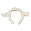 Sweet Lamb Ear Headband Anti-slip Cartoon Hairband Fashion Plush Hair Hoop  Face Washing Use