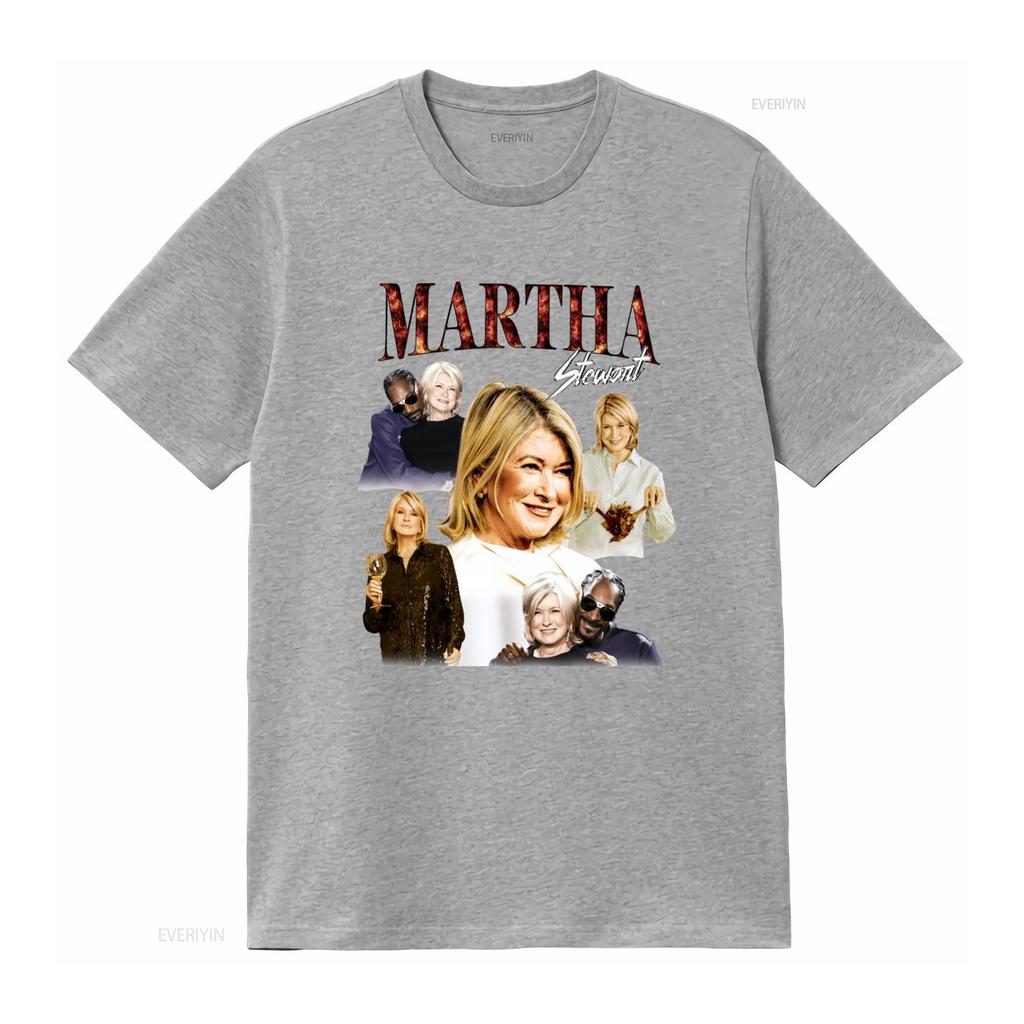 T-shirt Bootleg Anni '90 di Martha Stewart Stile Vintage Retro con Immagini Iconiche per Amanti della Moda vintage Lavata uomo Morbida Casual