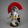 Roman Centurion Helmet with Red Plume  Handmade Steel Gladiator Helmet  Wearable Historical Replica Armo