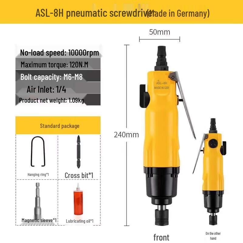 OLOEY Woodworking Pneumatic Screwdriver CN plug (adapter included)