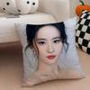Elegant Beautiful Star LLiu Yifeixixis Cushion Cover Throw Pillow Cover Hidden Button Durable Polyester Chair Cushion