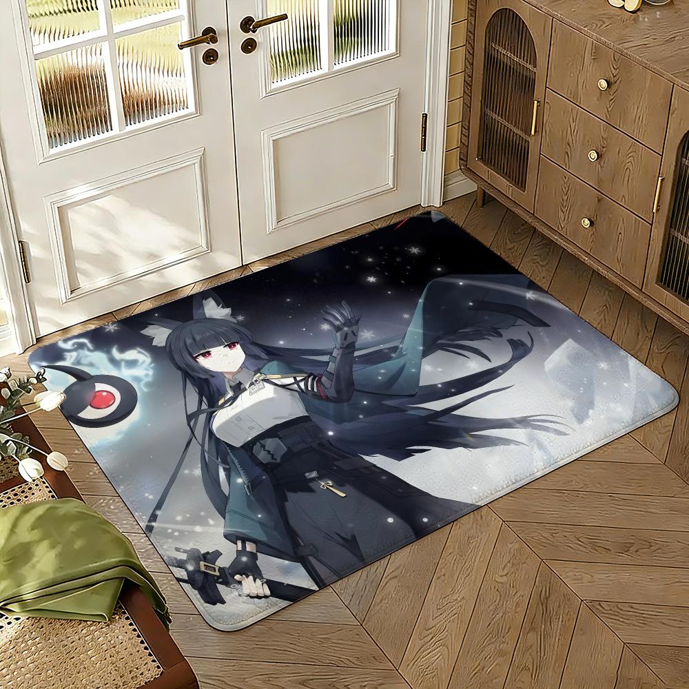 Hoshimi Miyabi Floor Mat Soft Thickened Absorbent Non-Slip Bedroom Living Room Door Mat Home Decor Flannel Rugs