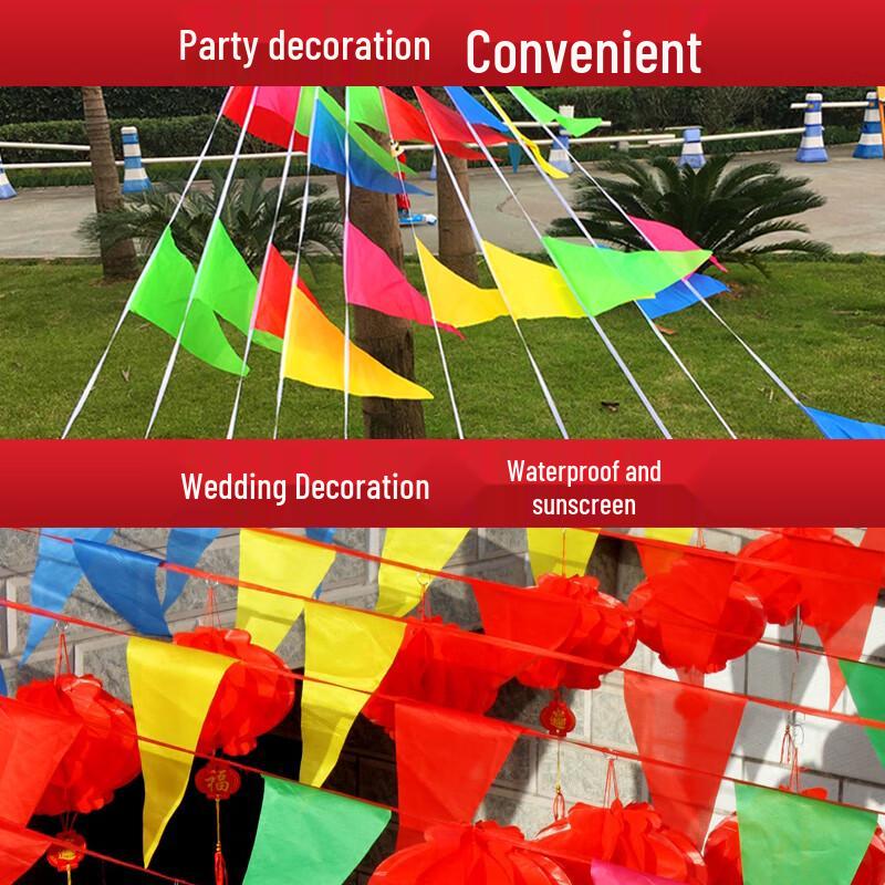 Haosike Pu Triangular String Warning Flags