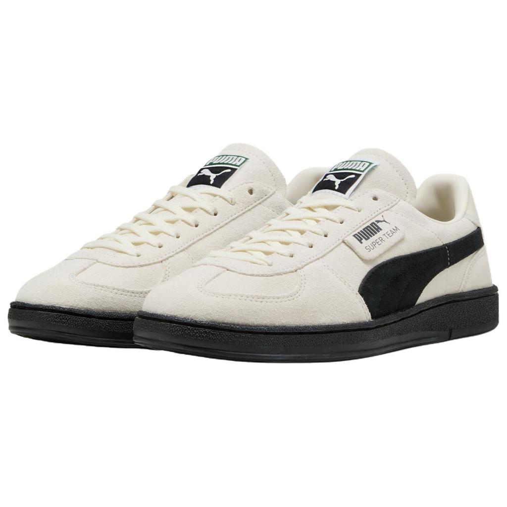 Puma Super Team Warm White Black Unisex Sneakers Cream 403171-03