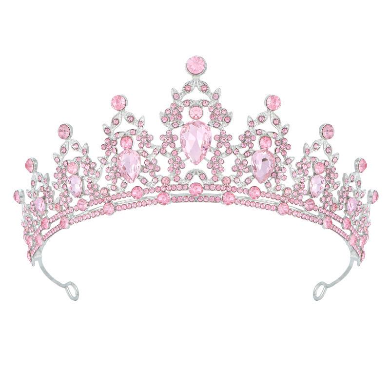 European Crystal Crown Bridal Headband Hair Accessories