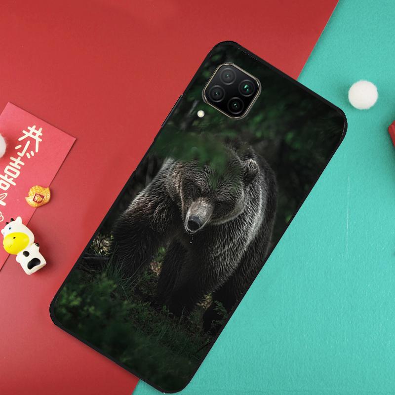 Grizzly Bear Case For Huawei P20 P30 P40 Lite Nova 11 Pro 9 10 SE 3i 7i 11i 5T Y60 Y61 Y90 Y91 Y70 Cover