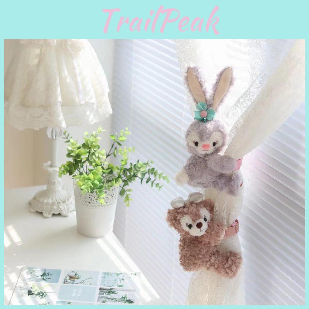 Bear Adorable Rabbit Plushie Curtain Hook Girl Bedroom Doll Decoration