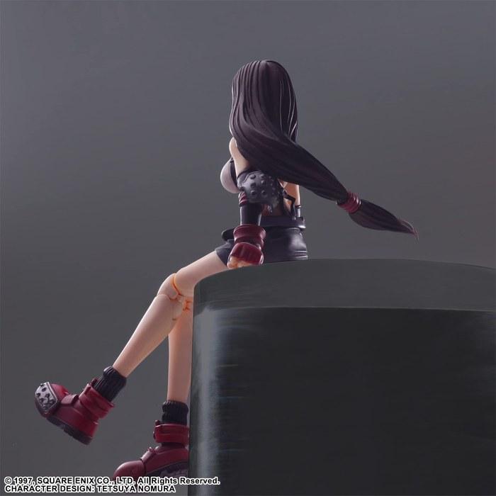 Final Fantasy VII Bring Arts <Tifa Lockhart> PVC Painted Action Figure, Black