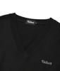 Fallett V-Neck Knit Vest Black
