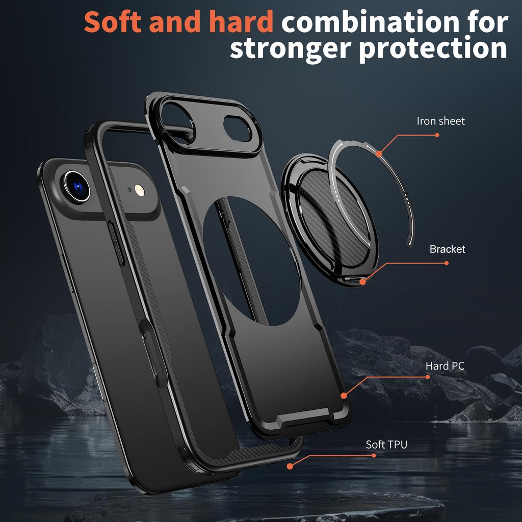 For Iphone17 Bracket Ring Holder Anti-Falling Case for Iphone 17 Air 16 Pro Max Plus Pro Iphone17 IphoneIphone16 Iphone14