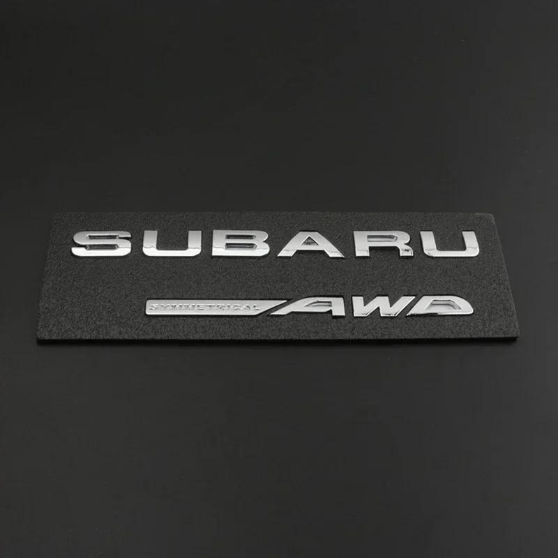ABS Car Rear Trunk Sticker Emblem for Subaru WRX BRZ STI XV FORESTER IMPREZA LEGACY OUTBACK Auto Body Tail Letter Badge Decal bsu9