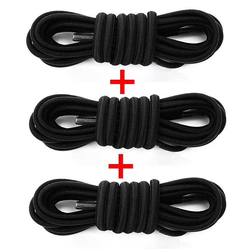 NEW 4mm-wide Oval Shoelaces Round Sport Shoelaces High-quality Elastic Laces Suitable for A Variety of Shoes 1Pair/3Pair