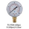 Messgerät Manometer TS-Y504 Wasser Öl 0-100 psi 0-15 psi