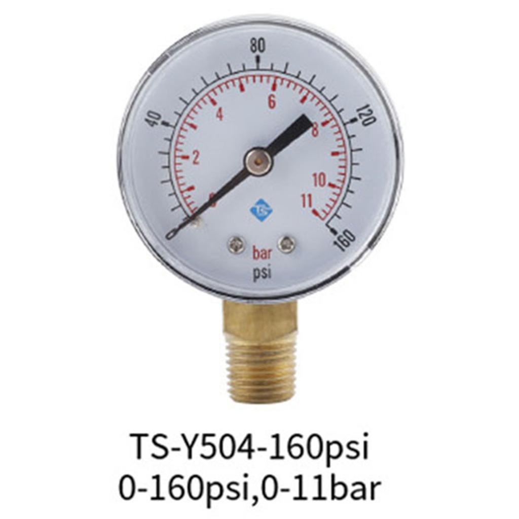 Messgerät Manometer TS-Y504 Wasser Öl 0-100 psi 0-15 psi