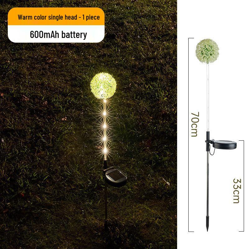 

Solar LED Dandelion String Lights: Outdoor Waterproof Lawn & Courtyard Decor