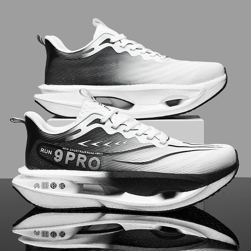 

Four Seasons Men s Running Shoes New Professional Carbon Plate Sports Training Outdoor Anti slip and Shock Absorbent Tennis 39