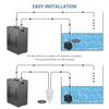20L LCD Display Quiet Fish Tank Cooling System for Fish Water Grass Coral Shrimp Farming Aquarium Chiller Aquarium Cooler