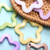 Home Candy Color 30mm Fashion Acrylic Pendants DIY Jewelry Material Pentagram Pendant for Necklace Earrings Making 20Pcs