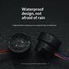 4 Wires 2 In 1 Electric Car Horn 1/3Pcs 48V 60V with LED Black Steering Buzzer for E-bike Daily Use