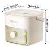 Press Ice Cube Moulds,Freezer Ice Maker,1 Tongs,2 Trays,Ice Cream Machine,Ice Bucket for Beer Quick-freeze Kitchens Accessories