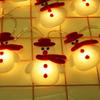 Snowman Christmas Tree Decor Garland Lights Hanging Christmas Ornaments Christmas Decorations for home Navidad Natal New Year