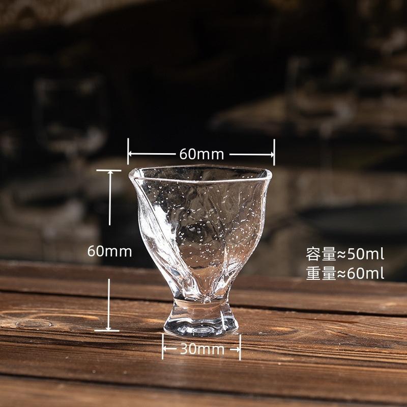 New Chinese Handmade Crystal Glass Master Cup, Home Bar Party Wine Glasses, Dining Table Fair Cups, Moving Gift Tea Cup Set