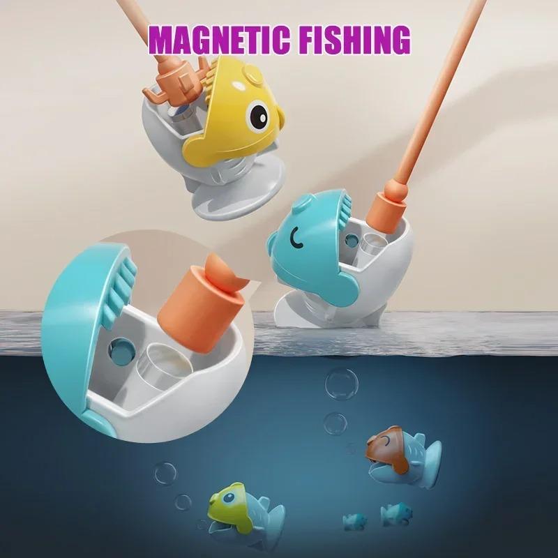 Kids Magnetic Fishing Play For Children Electric Fishing Toy Have Music Spinning Game Fish Rod Education Baby 3 Year Gifts