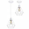 Nowoczesna lampa wisząca zwis edison diament loft