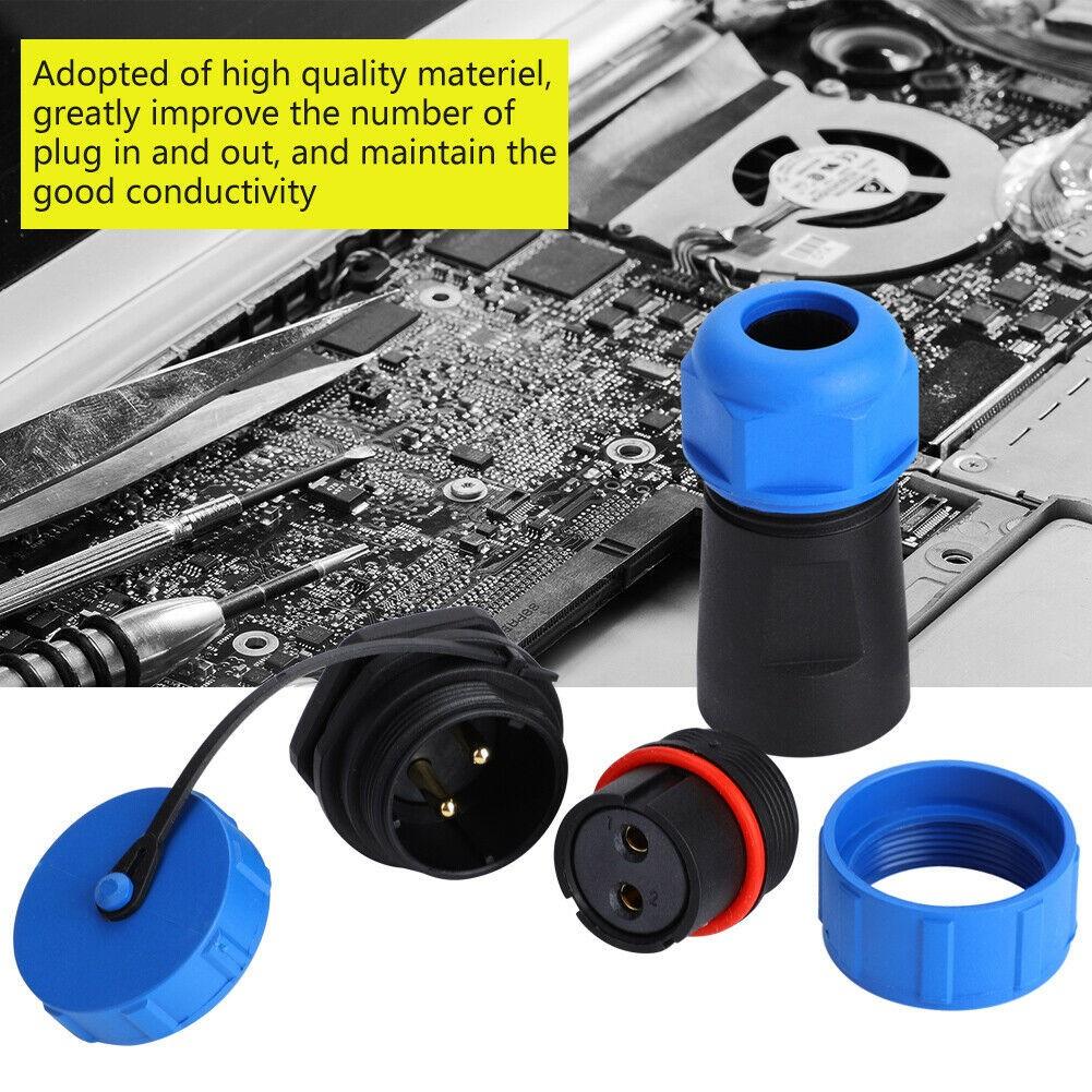 Wasserdichter Luftfahrtstecker mit Buchse SP21 2/3/4/5/6/8/9/12 Pin IP68