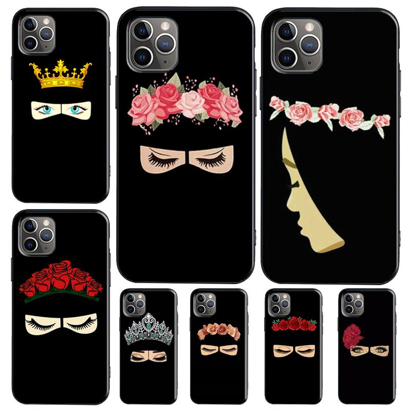 Arabic Muslim Islamic Girl Eyes Case For Honor Magic 6 7 8 Pro Honor 400 200 70 90 Lite X8c X8b X9a X9b X9c X9d Win RT Cover